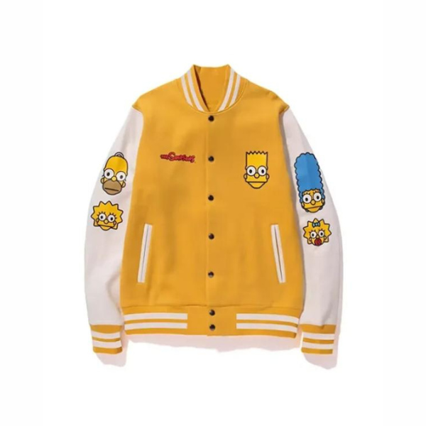 Baby Milo Cartoon Varsity Jacket