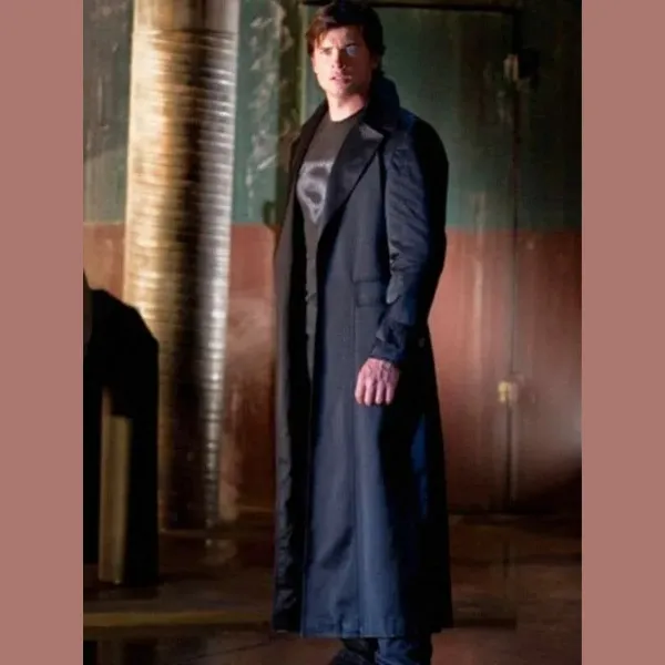 Tom Welling Smallville Season 9 Coat Clark Kent Smallville Black Coat