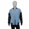 Hello Kitty Leather Sleeves Varsity Jacket