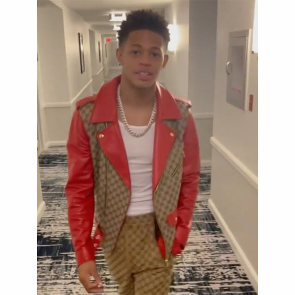 Yk Osiris Red Leather Jacket