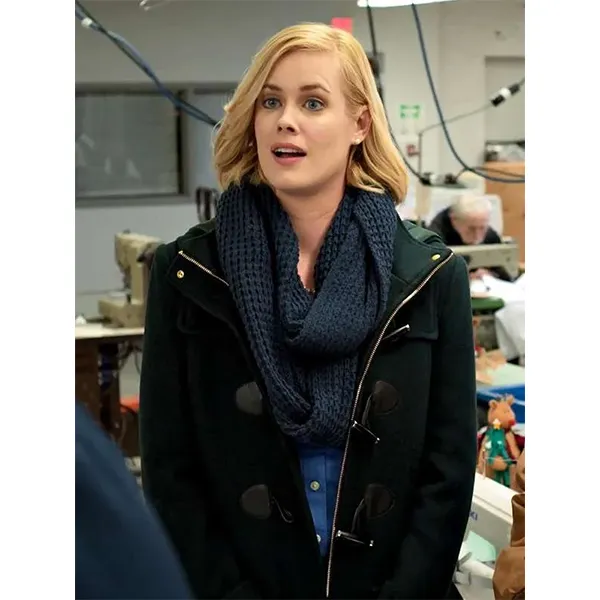 Abigail Hawk A Christmas in Vermont Green Jacket