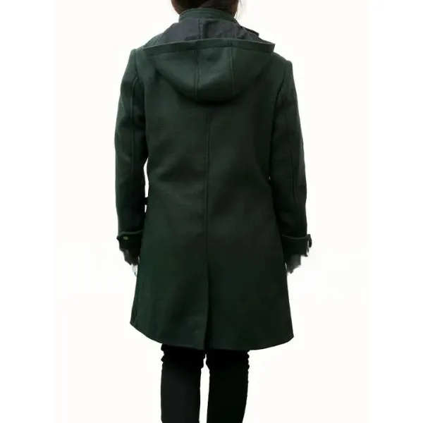 Abigail Hawk A Christmas in Vermont Green Wool Jacket