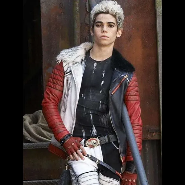 Cameron Boyce Descendants Shearling leather Jacket