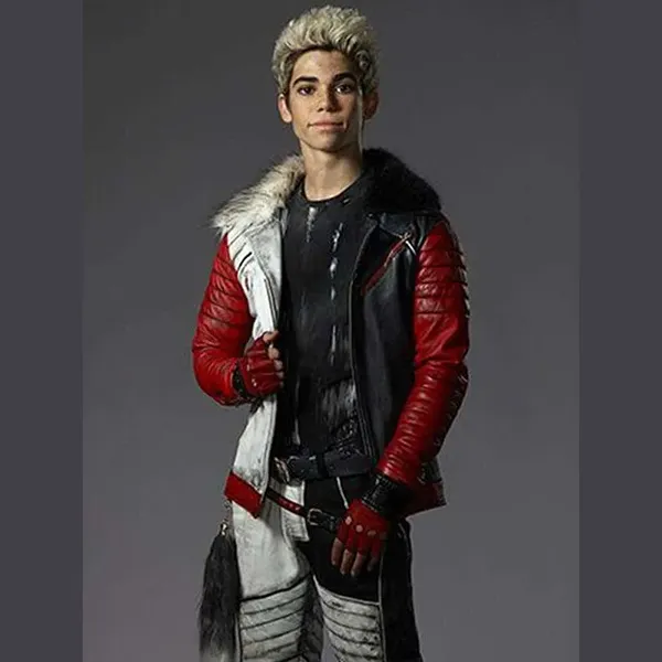 Cameron Boyce Descendants Shearling red Jacket