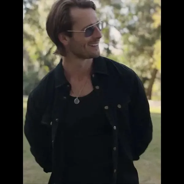 Hit Man Gary Johnson Black Jacket