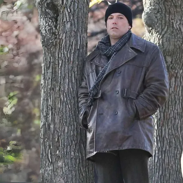 Live By Night Leather Coat