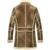 Men Shearling Brown Leather Coat