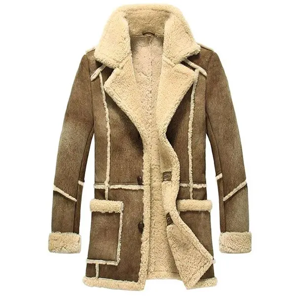 Shop Men Sheepskin Leather Coat