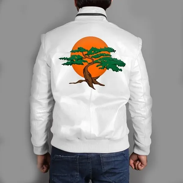 Miyagi Do Leather white Jacket
