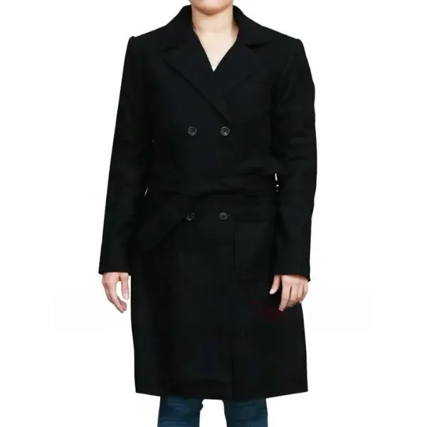 Black Wool Coat Jennifer Lawrence Red Sparrow
