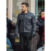 Sebastian Stan The Falcon and the Winter Soldier Black Leather Jacket