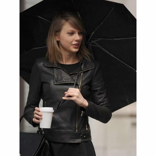 Taylor Swift Black Leather Jacket
