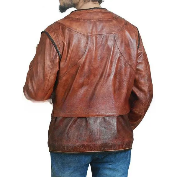 D’Artagnan Brown Leather Jerkin