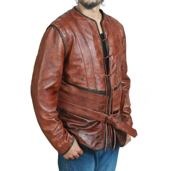 D’Artagnan Brown Leather Jerkin