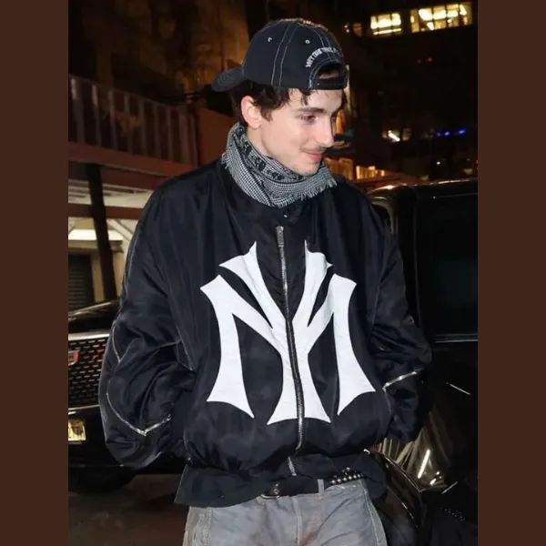 Timothée Chalamet bomber jacket