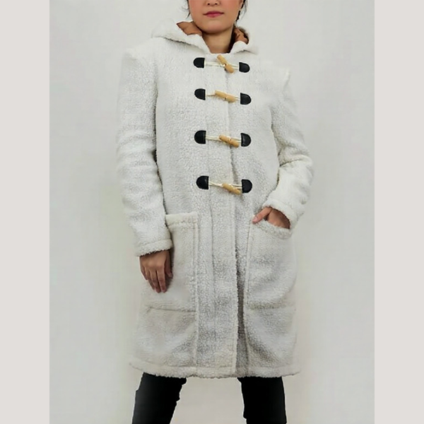 Jodie Sweetin A Cozy Christmas Inn Shearling Coat1