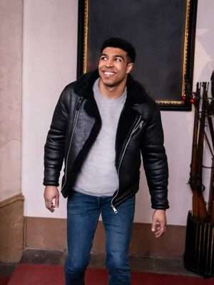 Chad Savage Christmas Leather Jacket