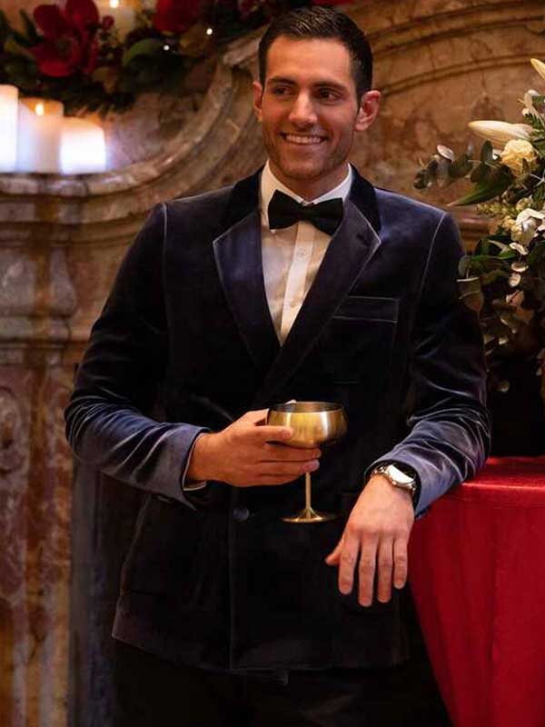 Garrett Marcantel Velvet Blazer Jacket