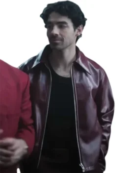 Joe Jonas Christmas Leather Jacket