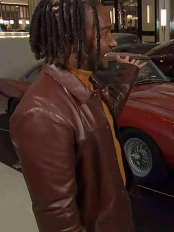 Access-Hollywood-Scott-Evans-Brown-Leather-Jacket