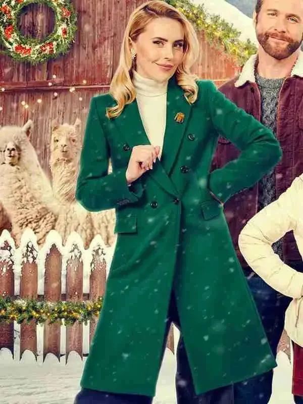 Kirsten Comerford Green Wool Coat
