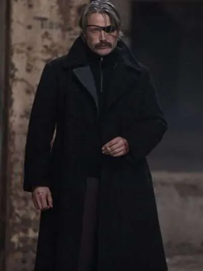 Polar Mads Mikkelsen Black Coat