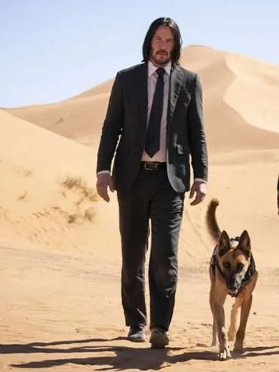 John Wick Keanu Reeves Black Suit