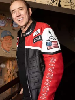 Nicolas Cage Biker Leather Jacket