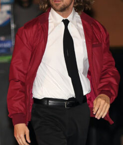 Ryan Gosling SNL Papyrus Maroon Jacket