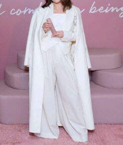 Selena Gomez White Coat