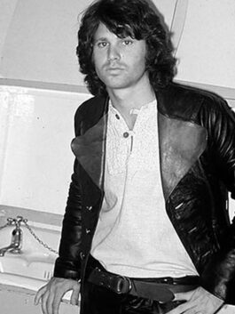 Jim Morrison Black Leather Jacket