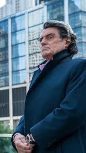 Ian McShane John Wick Blue Coat