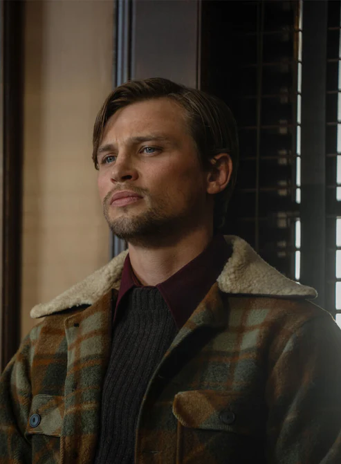 Jack Dutton 1923 Grey Shearling Jacket