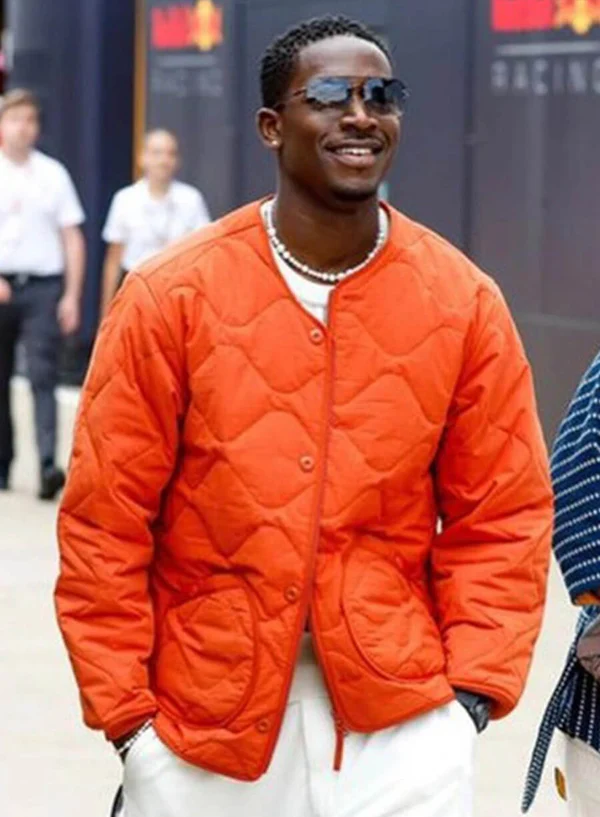 Joshua Pearce F1 Orange Bomber Jacket