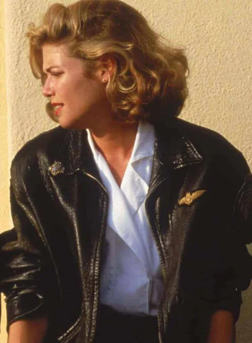 kelly-mcgillis-top-gun-black-leather-jacket