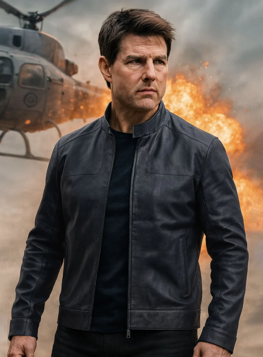 Tom Cruise Fallout Leather Jacket