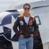 Tom Cruise Maverick Leather Jacket