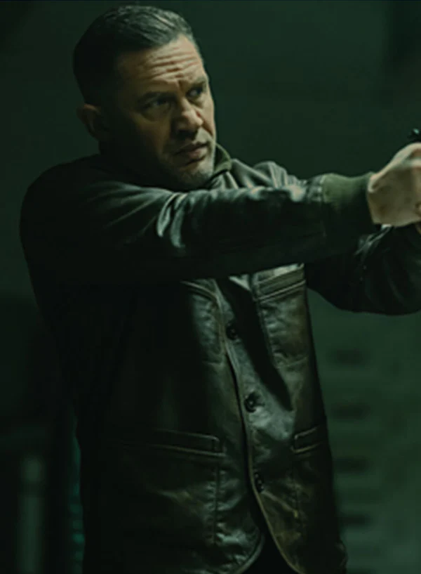 Tom Hardy MobLand Brown Leather Jacket