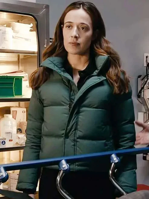 Kim Burgess Green Puffer Jacket