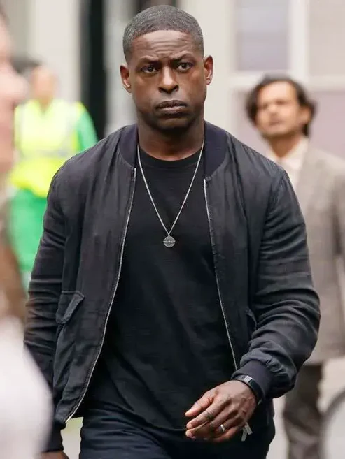 Xavier Collins Black Bomber Jacket