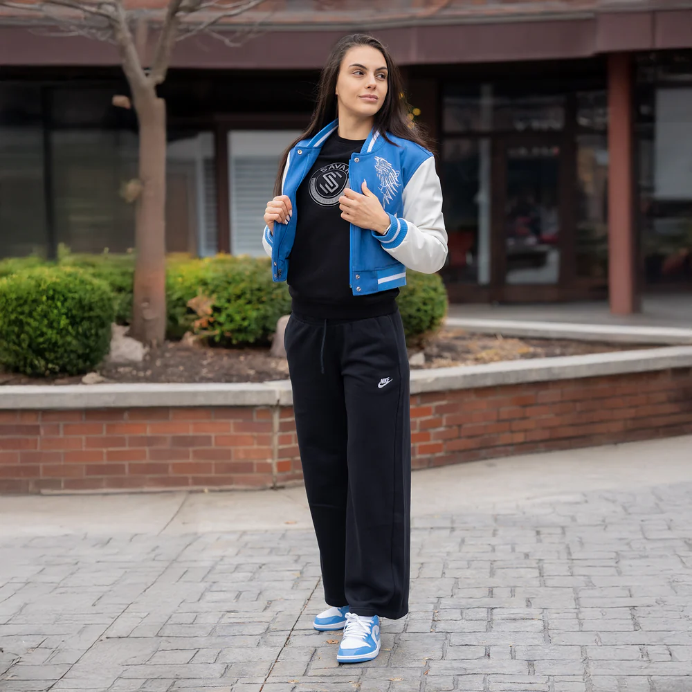 Savar Women’s Wings Varsity Jacket