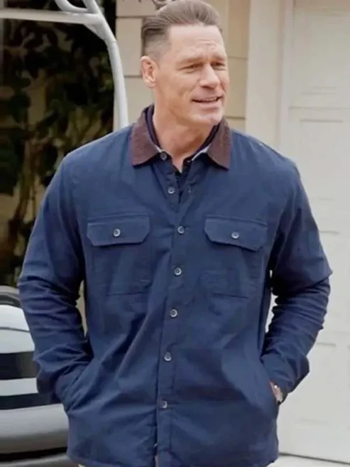 John CenJohn Cena Blue Jacket 2025a Blue Jacket 2025