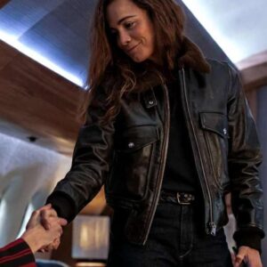 Sian Black Leather Jacket