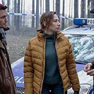 Aleksandra Poplawska Brown Puffer Jacket