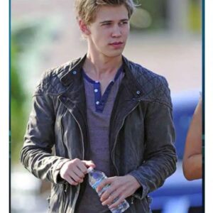Austin Butler Black Leather Jacket