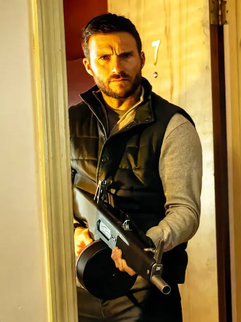 Scott Eastwood Alarum Black Vest