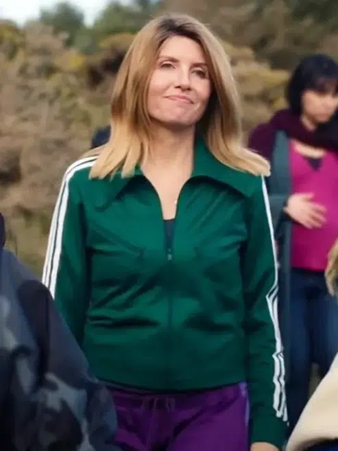 Eva-Garvey-Bad-Sisters-s02-Sharon-Horgan-Green-Track-Jacket