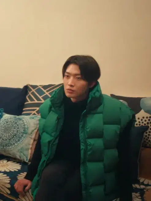 Min-ho-Moon-XO-Kitty-Green-Puffer-Vest