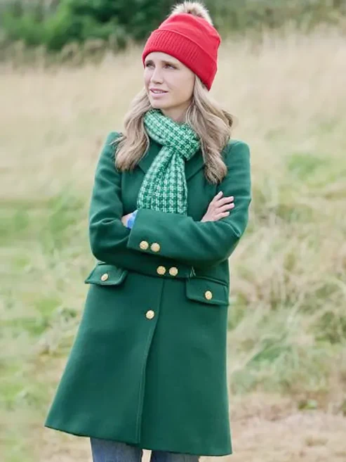Rose Walsh Green Long Coat