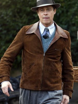 Brad Pitt Allied Max Vatan Jacket